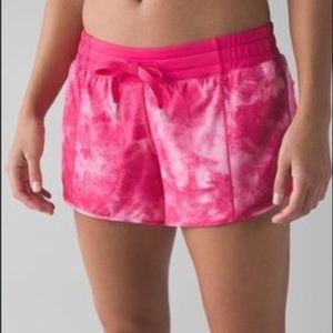 Adorable pink running shorts